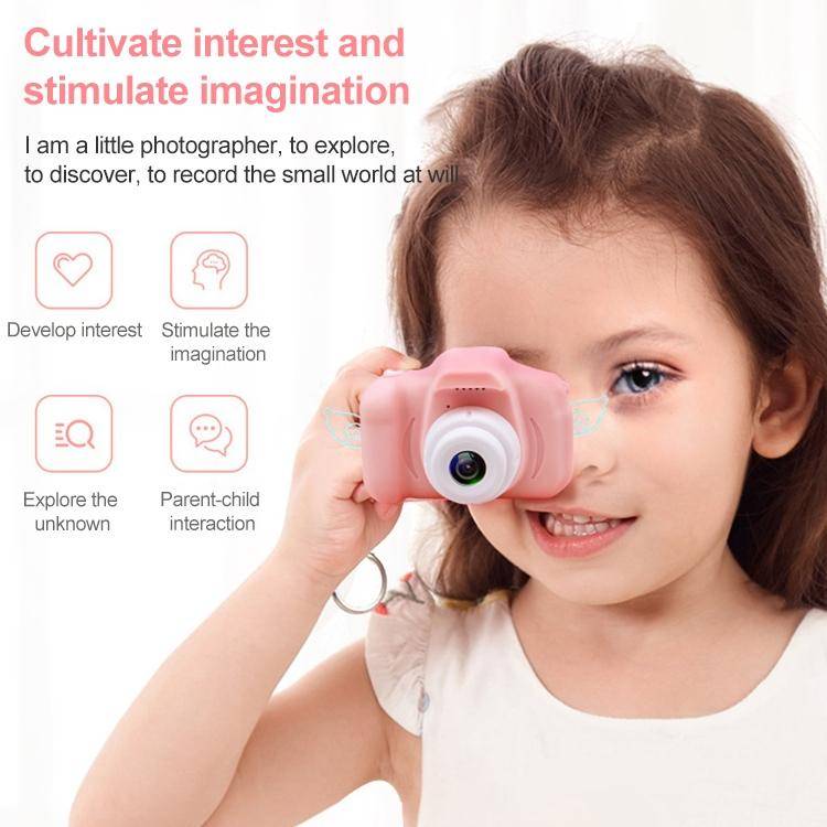 Appareil Photo Enfant Écran LCD 2.0 Pouces HD 1300W Jeux Vidéo Batterie Longue Durée Jaune YONIS-1