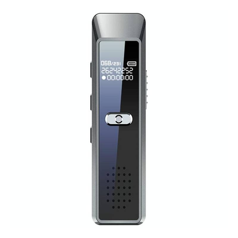 Dictaphone Portable Avec Écran OLED Mémoire 16GB Enregistrement Continu 30H Argent YONIS-1