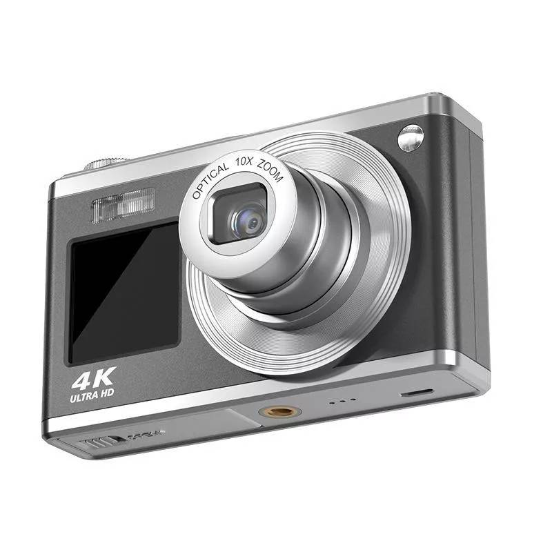 Appareil Photo Numérique 4K HD 60MP Double Écran Zoom Optique 10x Stabilisation Noir YONIS-0