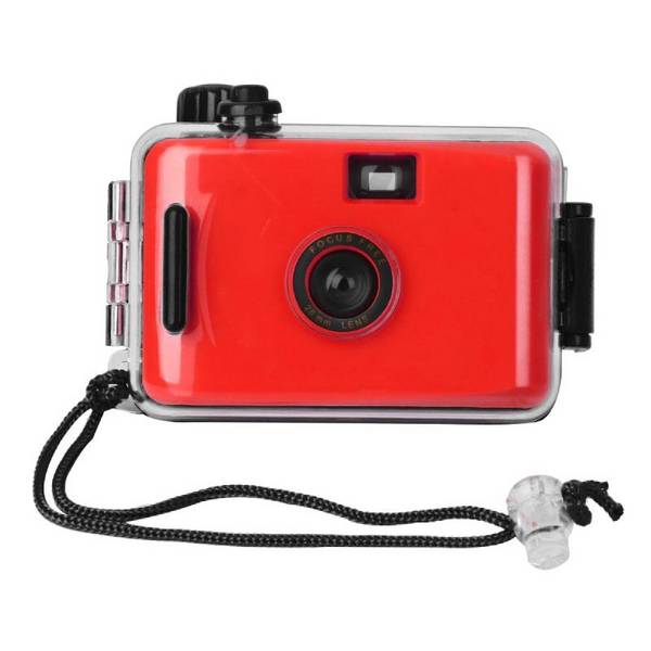 Appareil Photo Enfant Étanche Rétro Film 35mm Facile À Utiliser Sans Piles Rouge YONIS