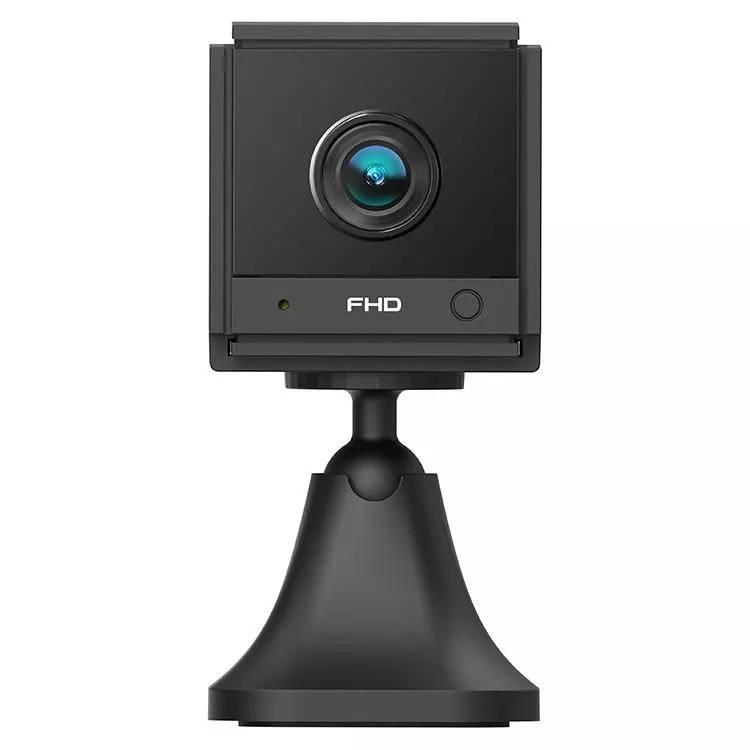 Mini Camera 1080P HD WiFi Vision Nocturne Audio Bidirectionnel Fixation 360° - Noir - Yonis-0