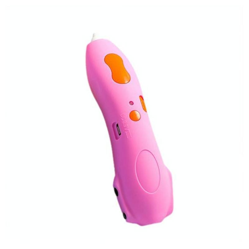 Stylo 3D Enfant Basse Température Sûr DIY Graffiti USB Longue Durée Rose YONIS-0