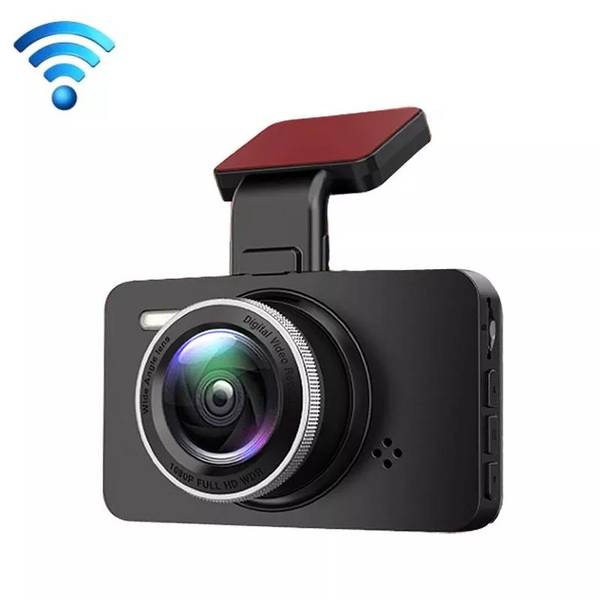 Dashcam HD Vision Nocturne 1440P Double Lentille WiFi Enregistrement Boucle Simple caméra YONIS
