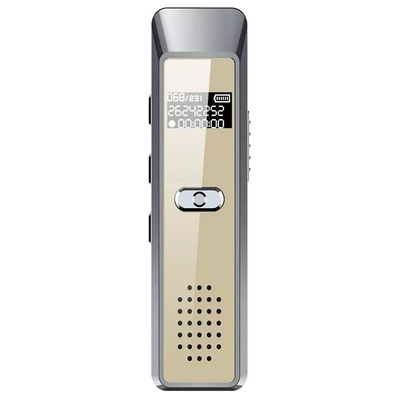 Dictaphone Portable Écran OLED 8GB Enregistrement Continu 30 Heures Gris YONIS-0