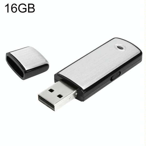 Micro Espion 16GB Rechargeable Portable Enregistreur Vocal Haute Qualité Facile à Utiliser