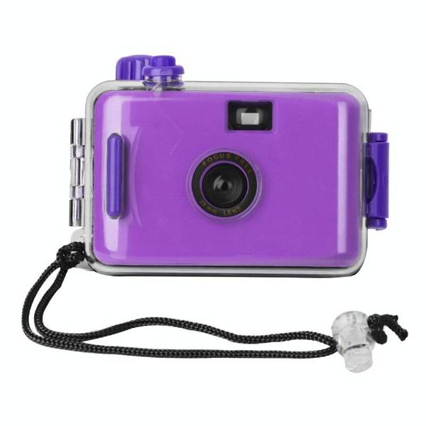 Appareil Photo Enfant Étanche Rétro Film 35mm Facile À Utiliser Sans Piles Violet YONIS