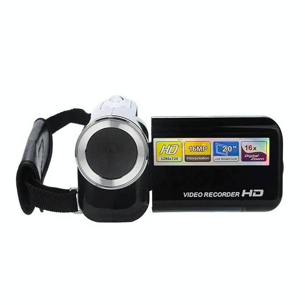 Appareil Photo Enfant 16MP Zoom 16x Écran LCD 2.0 Pouces Anti-Shake HD Bleu YONIS