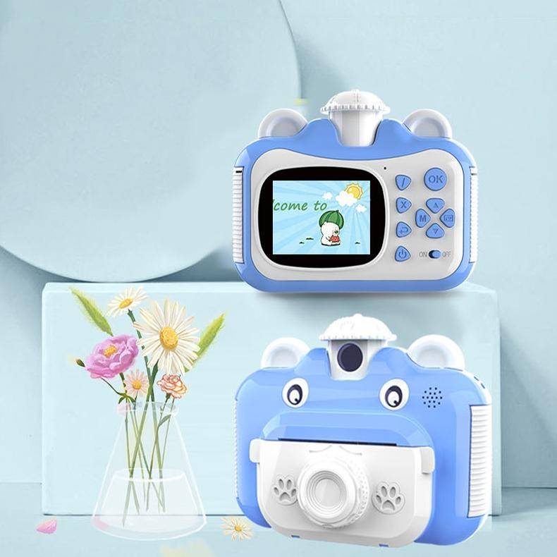 Appareil Photo Enfant Numérique Couleur Vidéo Imprimante Écran 2.4 Pouces Blanc YONIS-0