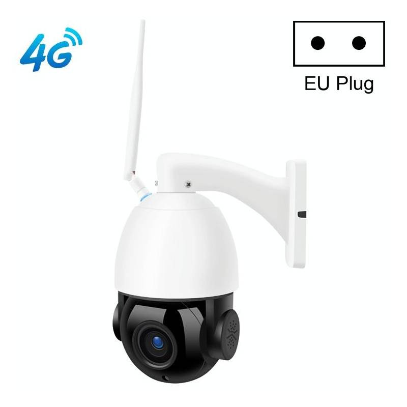 Camera Surveillance 4G 1080P HD 20X Zoom Vision Nocturne Détection Mouvement IP66 Blanc YONIS-0