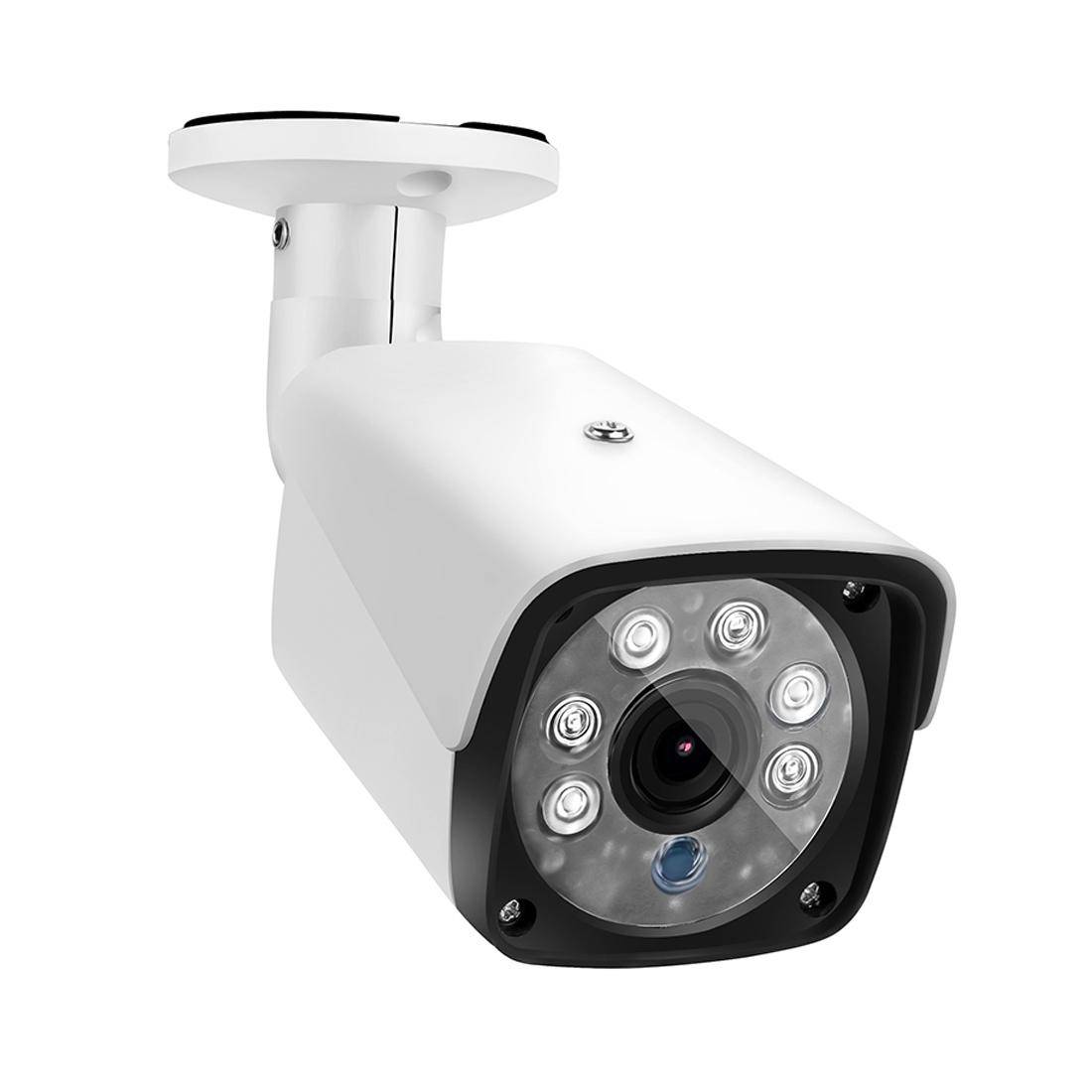 Camera Surveillance Extérieure Full HD 1080P Vision Nocturne Étanche IP66 - Blanc - Yonis-1