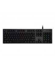 Logitech G 920-008940, Avec fil, USB, Clavier à membrane, AZERTY, LED RGB, Charbon-0