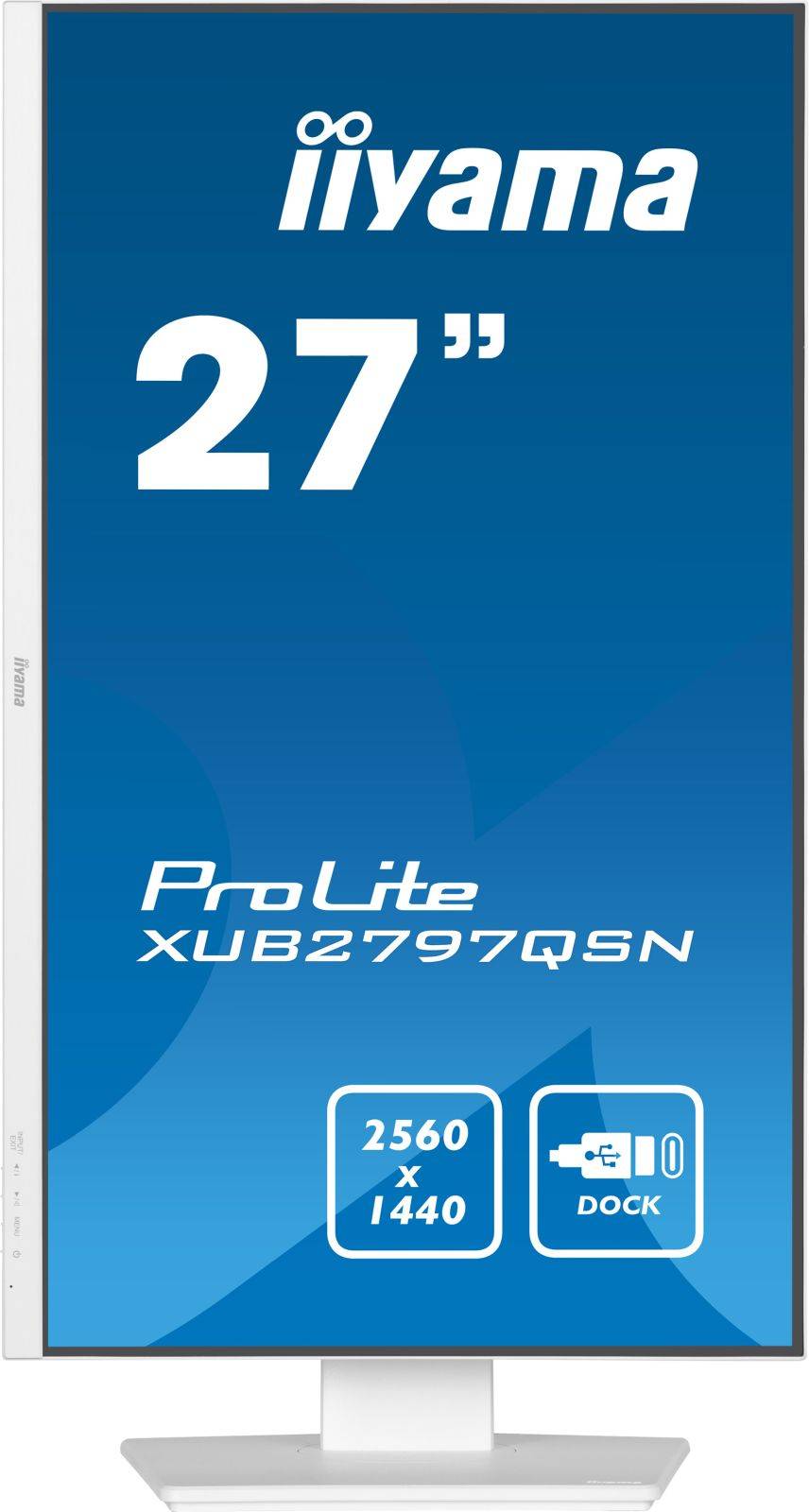 iiyama ProLite XUB2797QSN-W1, 68,6 cm (27"), 2560 x 1440 pixels, Wide Quad HD, LED, 1 ms, Blanc-1