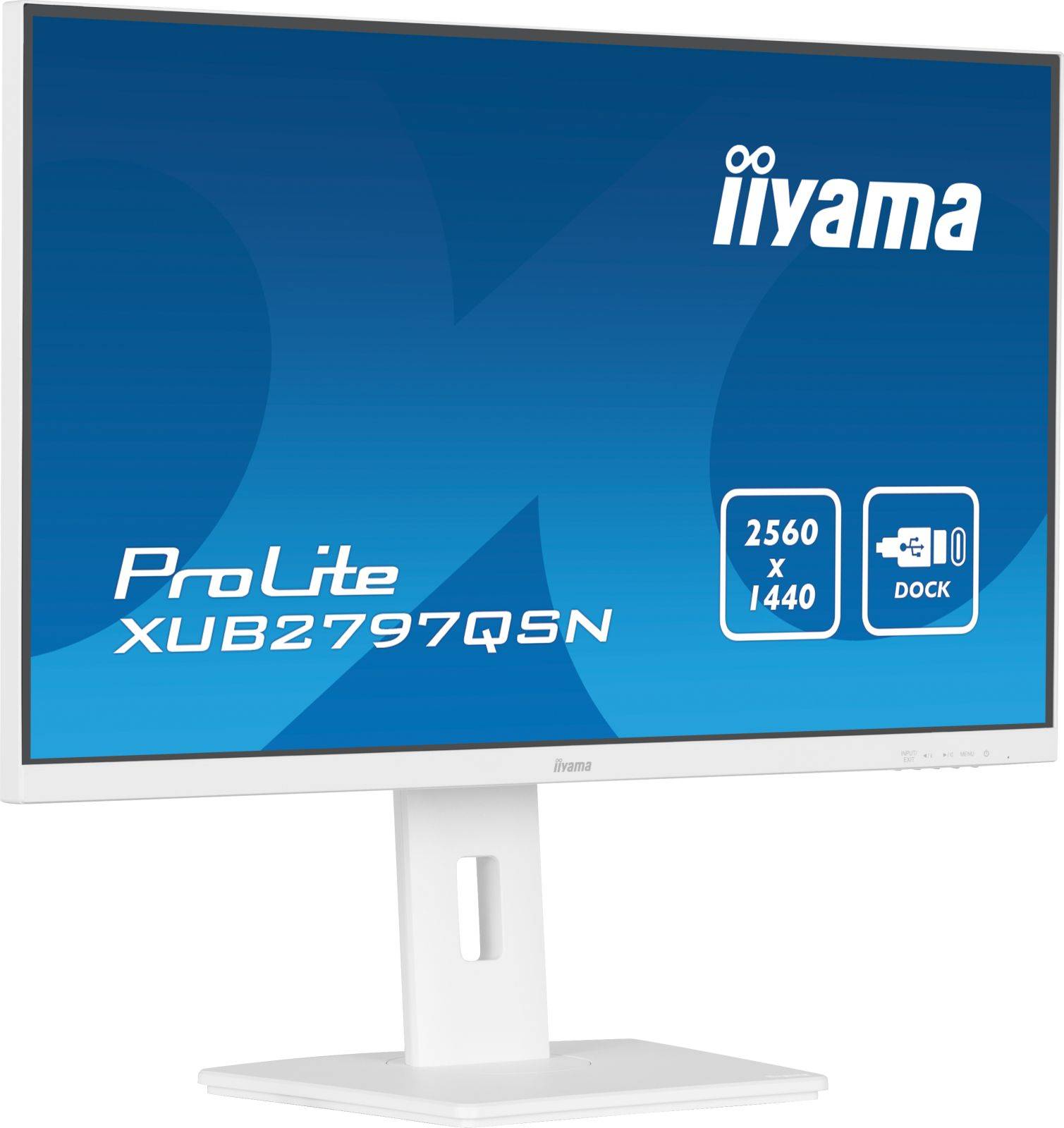 iiyama ProLite XUB2797QSN-W1, 68,6 cm (27"), 2560 x 1440 pixels, Wide Quad HD, LED, 1 ms, Blanc-3