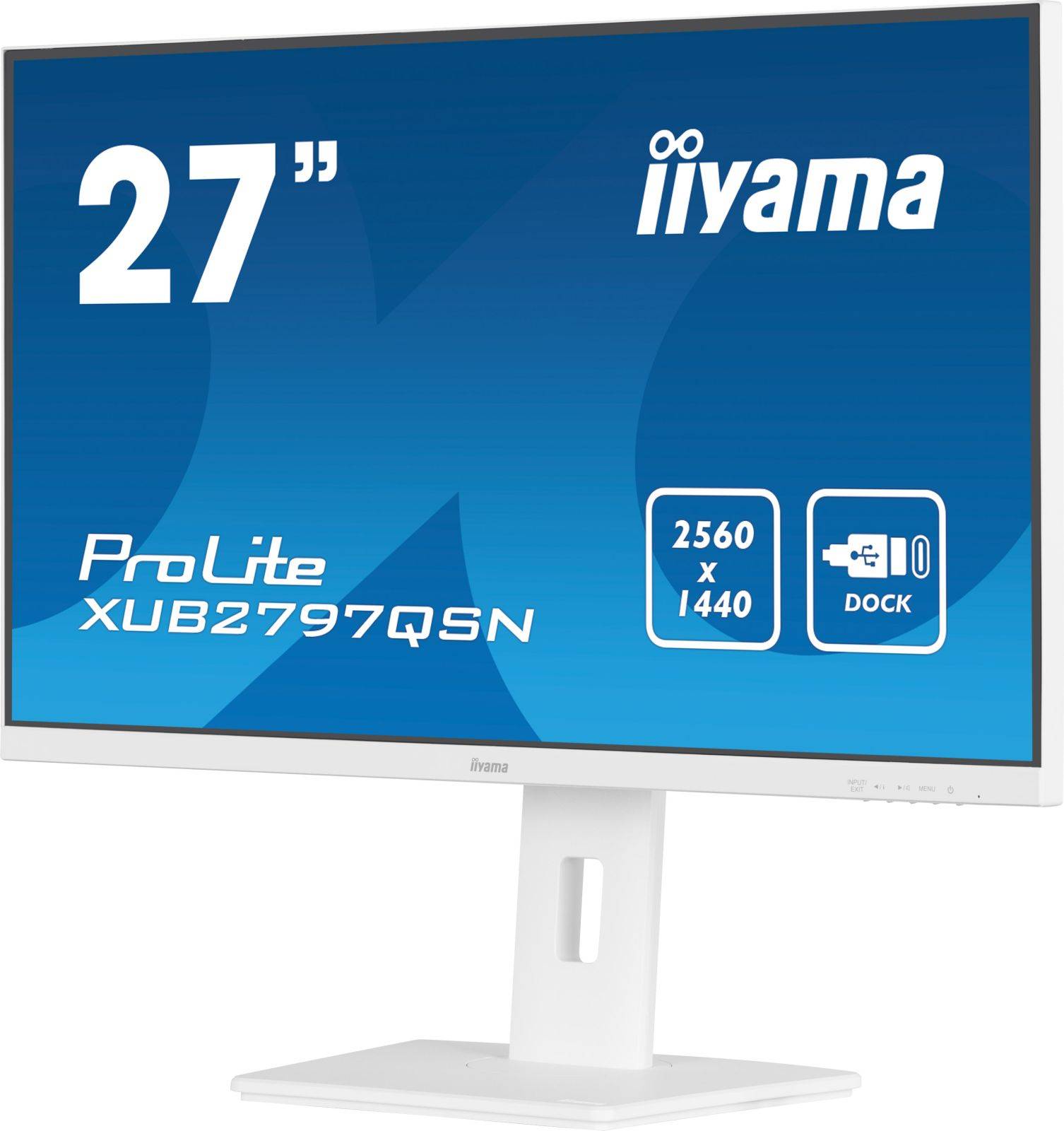 iiyama ProLite XUB2797QSN-W1, 68,6 cm (27"), 2560 x 1440 pixels, Wide Quad HD, LED, 1 ms, Blanc-4