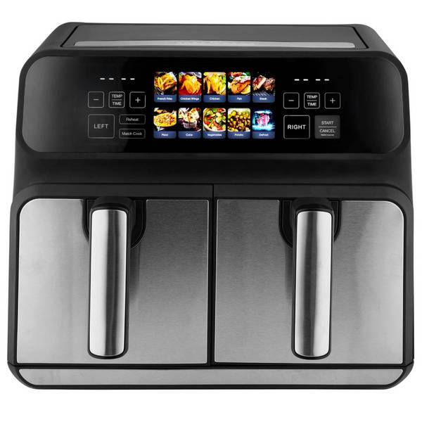 Friteuse à air chaud Air fryer 8L double compartiment Proficook PC-FR1287H