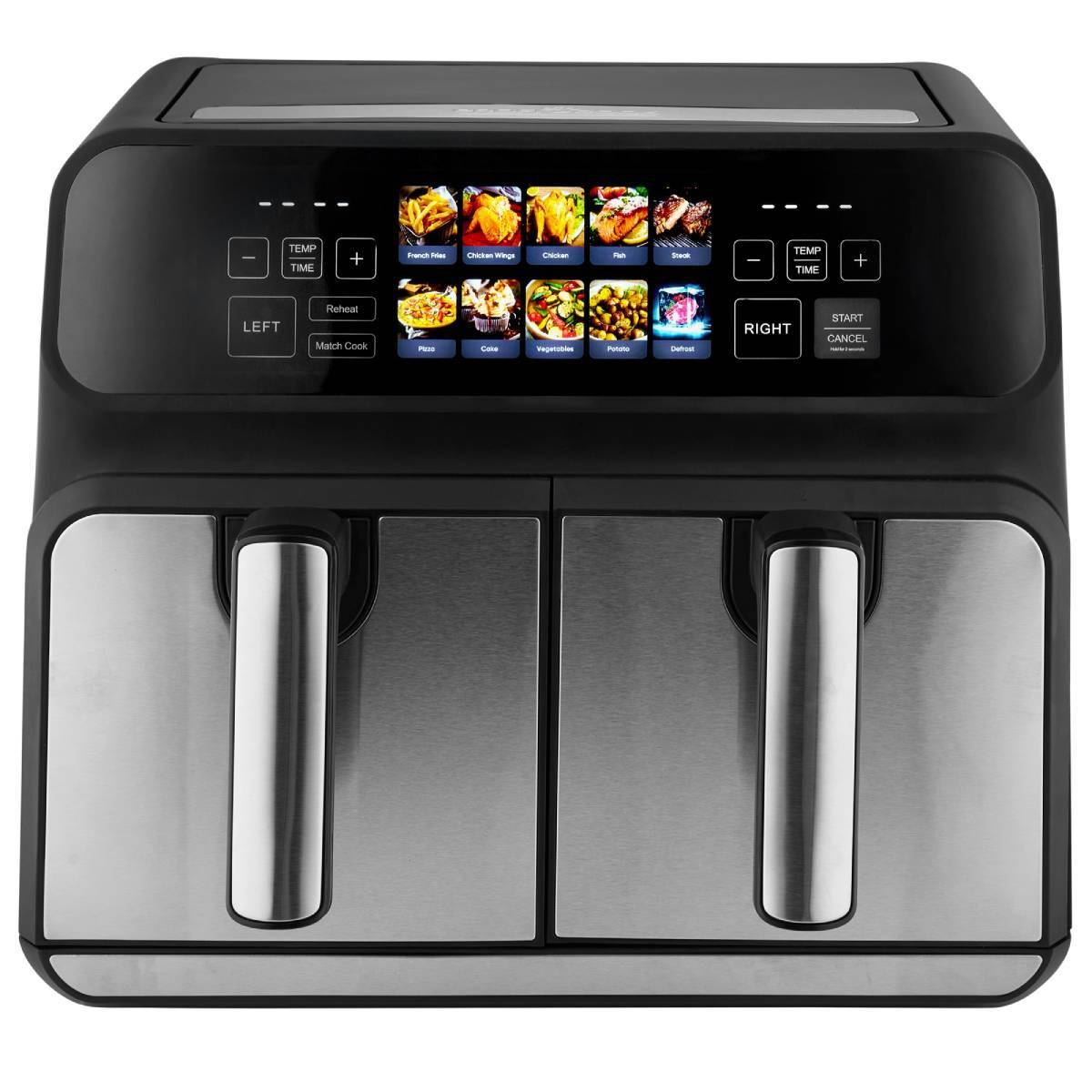 Friteuse à air chaud Air fryer 8L double compartiment Proficook PC-FR1287H-0