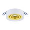 Spot Encastrable Orientable BLANC et OR pour Ampoule GU10 - SILAMP