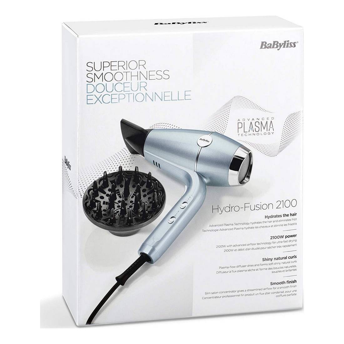 Sèche-cheveux Babyliss Hydro Fusion Technologie Hydro-fusion Pour Brillance Intense - Babyliss-2