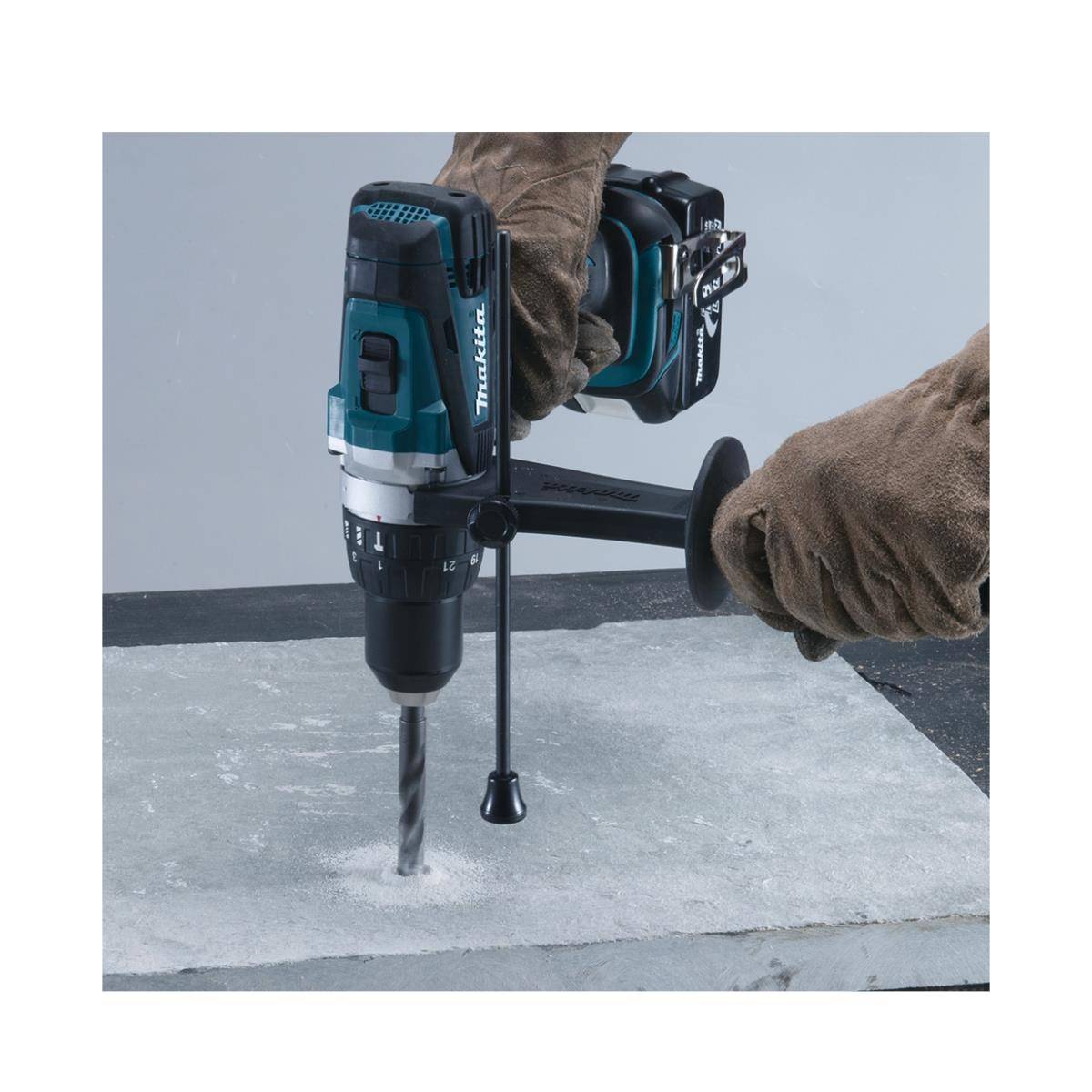 Perceuse à percussion 18V LXT -2x5.0 Ah- en MAKPAC - MAKITA DHP458RTJ-1