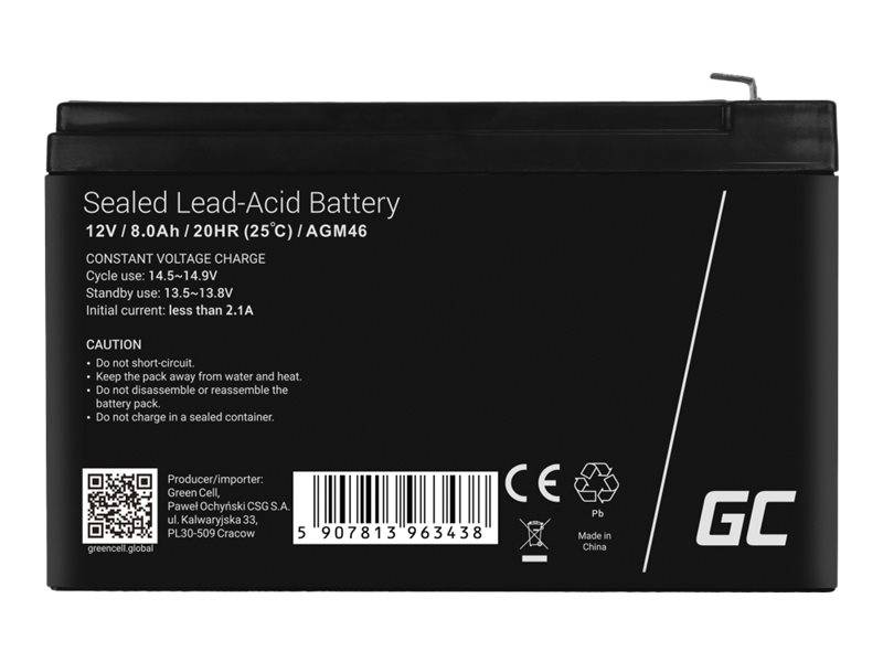 Green Cell AGM Battery 12V 8Ah - Battery - Mignon (AA)-3