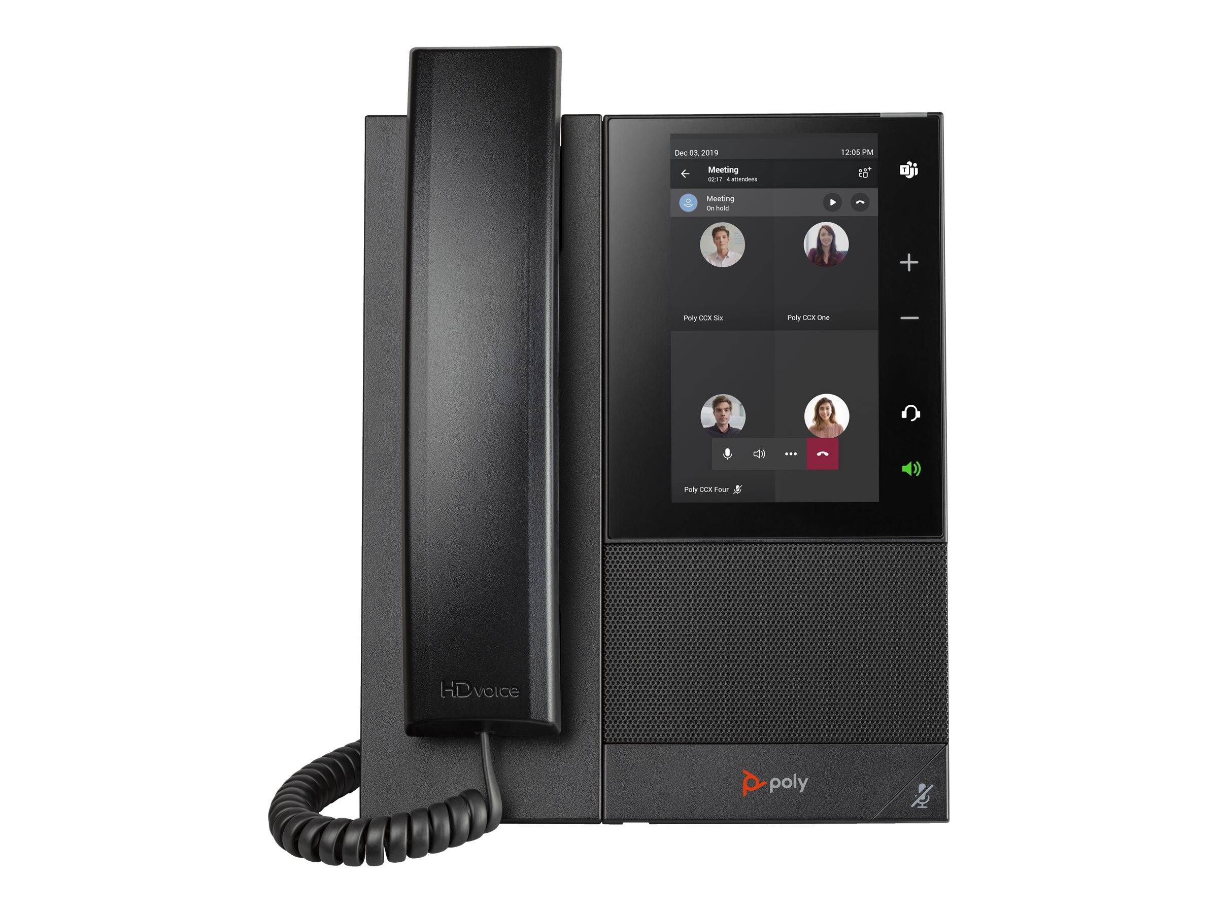 POLY CCX 500 téléphone IP PoE TEAMS avec combiné-2