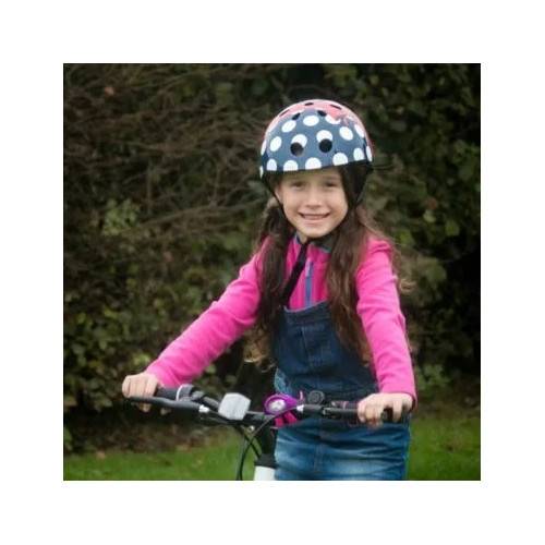 Klaxon et Eclairage avant pour Vélo et Trottinette Rose Hornit-1