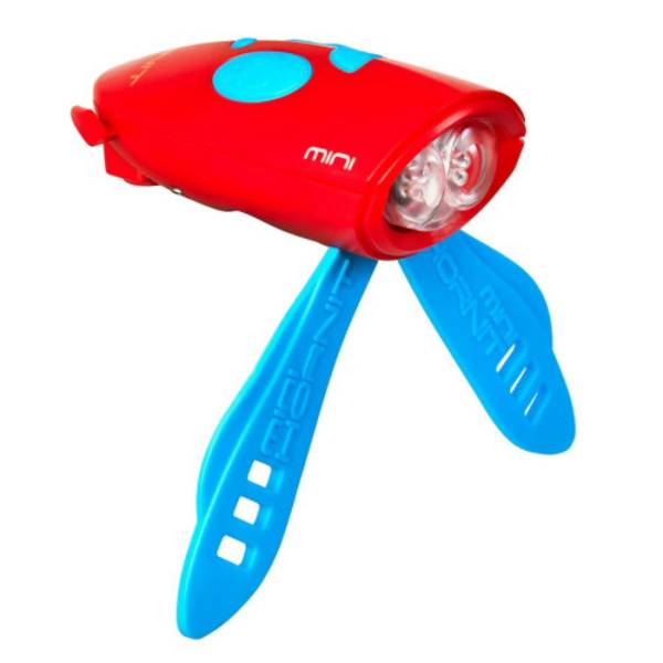 Klaxon et Eclairage avant pour Vélo et Trottinette Rouge Hornit
