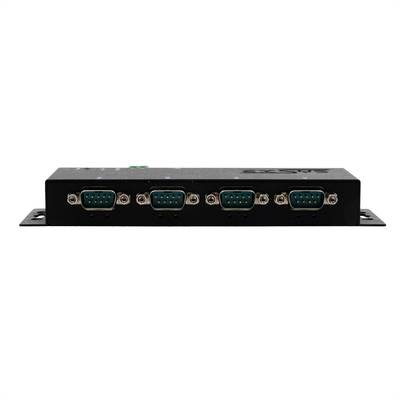 EXSYS EX-6124-2 Ethernet vers série 4 x RS-232/422/485 avec adaptateur de prise à 9 broches, terminateurs, trop-0