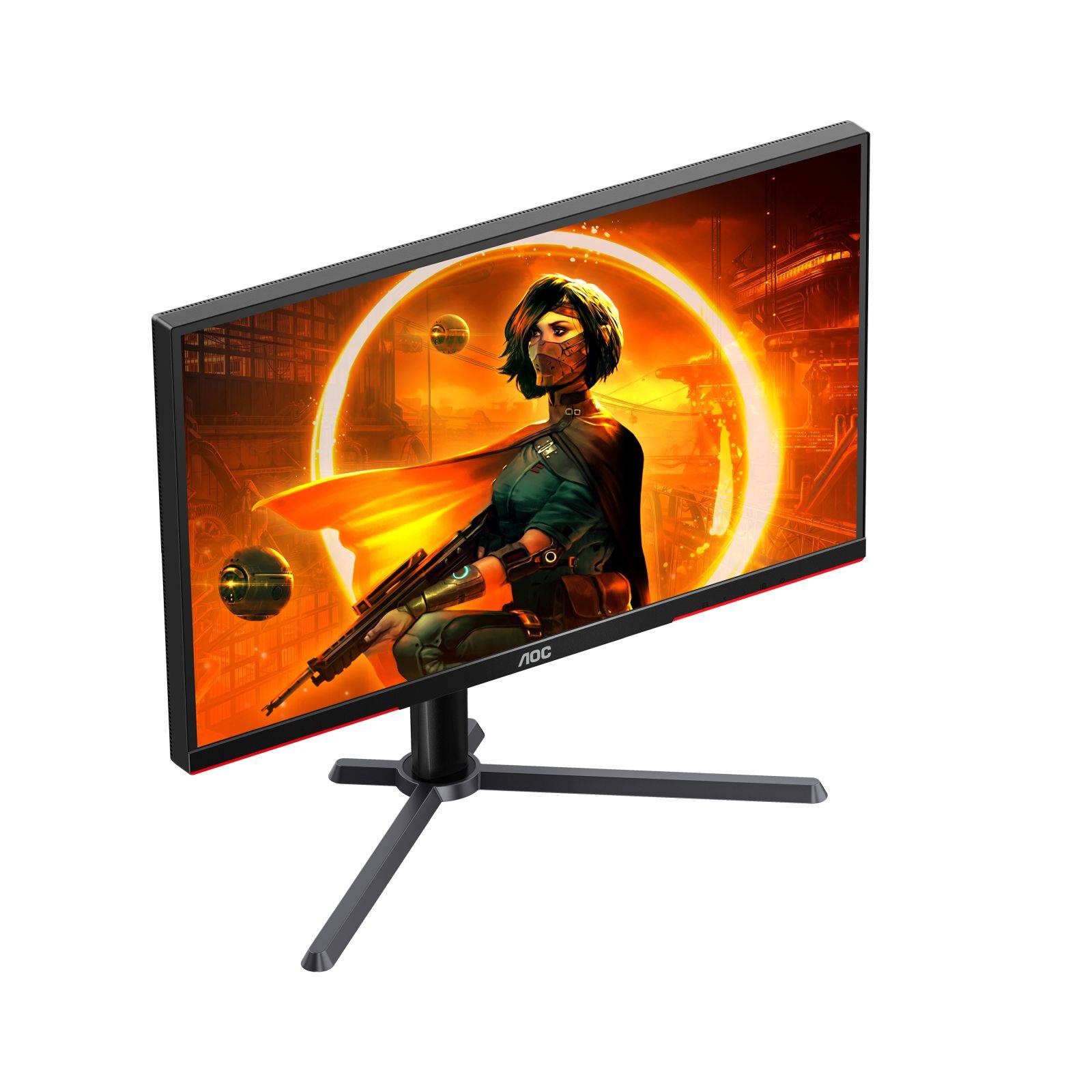 AOC G3 Q27G3XMN/BK, 68,6 cm (27"), 2560 x 1440 pixels, 2K Ultra HD, LED, 1 ms, Noir, Rouge-3