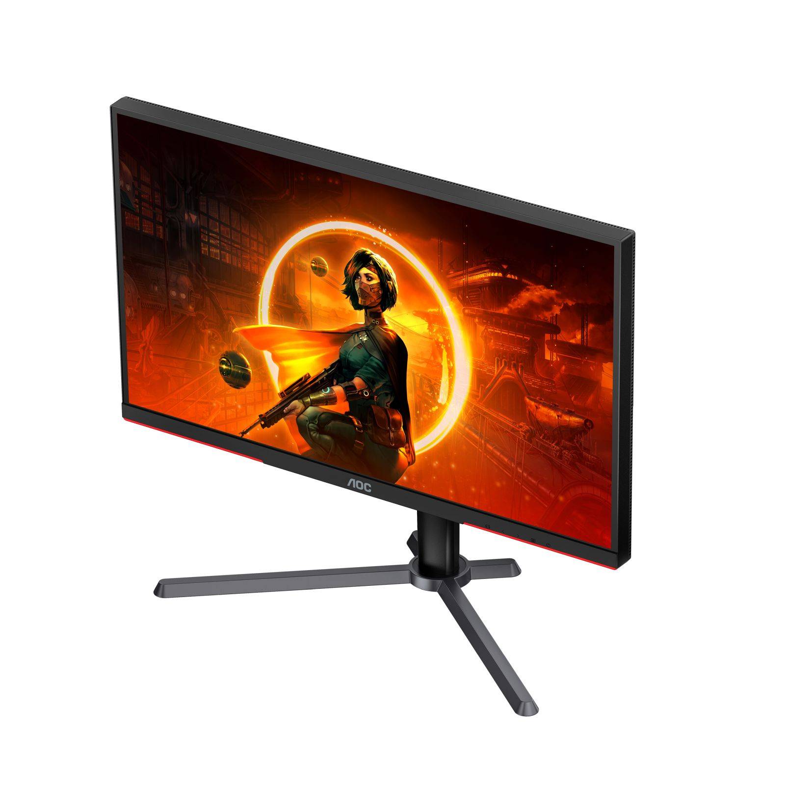 AOC G3 Q27G3XMN/BK, 68,6 cm (27"), 2560 x 1440 pixels, 2K Ultra HD, LED, 1 ms, Noir, Rouge-4