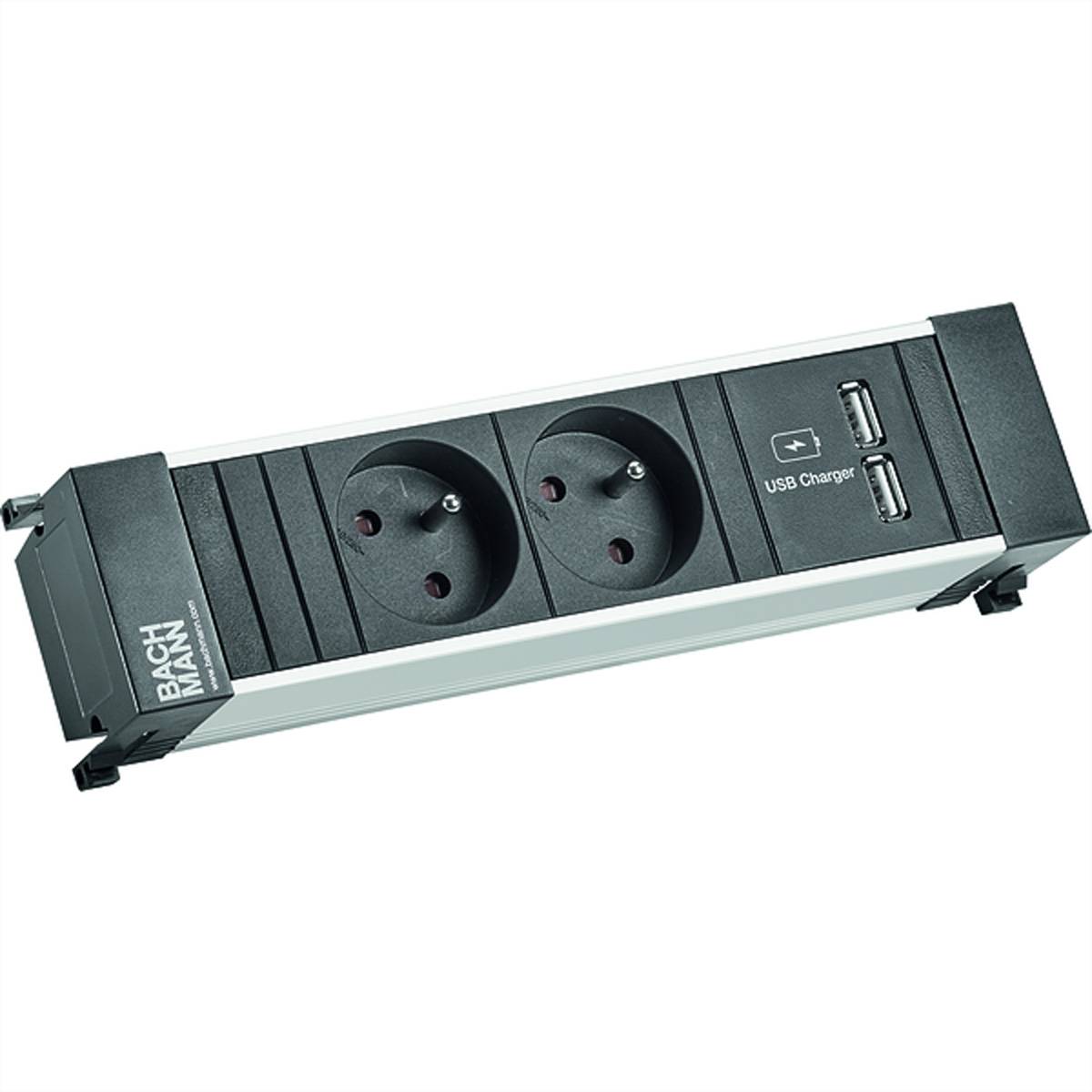 BACHMANN POWER FRAME 2xUTE 1xUSB Charge courant 2,0m AEH