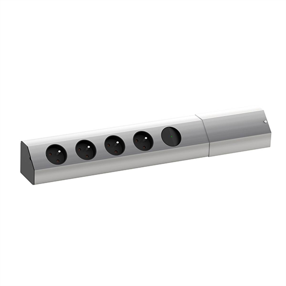 BACHMANN CASIA 4xUTE 1xinterrupteur 2,0m CEE7/7
