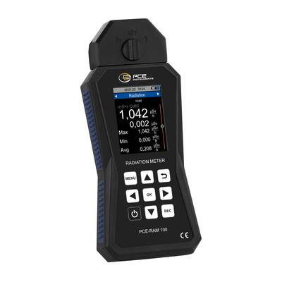 PCE Instruments Compteur Geiger Radiation: Gamma, Alpha, Beta signal sonore d'avertissement, signal, avec fonction dosim-0