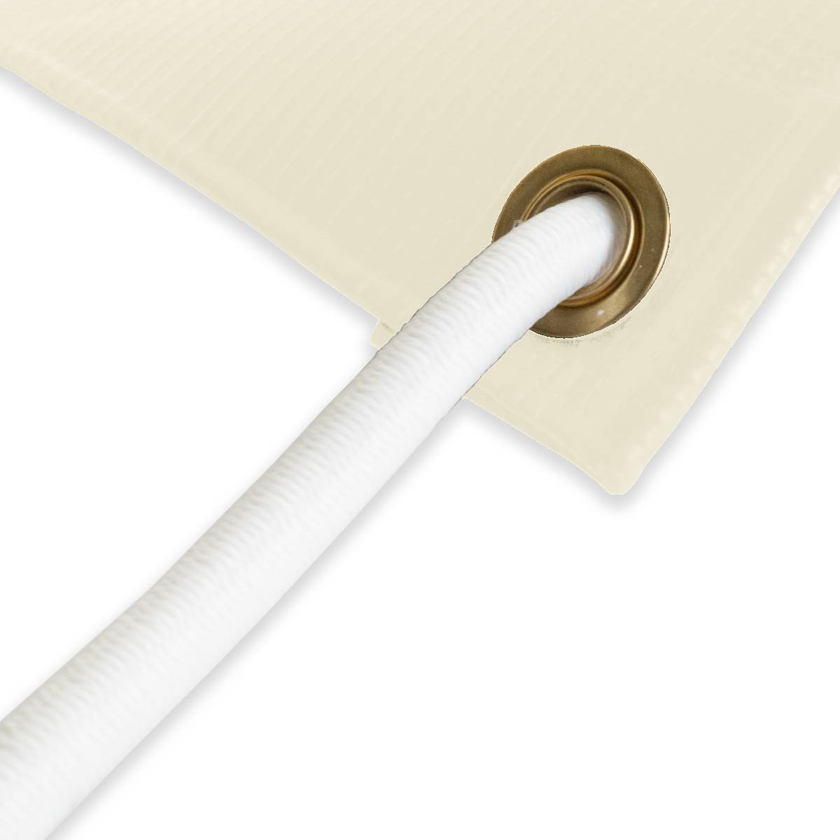Pack Toile Pergola Ivoire 3x4 m Tecplast xp640pr + Sandow Blanc 20m-4