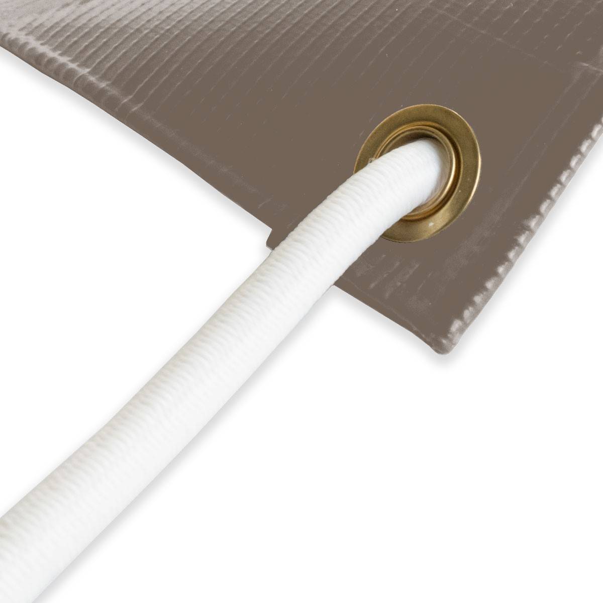 Pack Toile Pergola Taupe 3x4 m Tecplast lp640pr + Sandow Blanc 20m-4