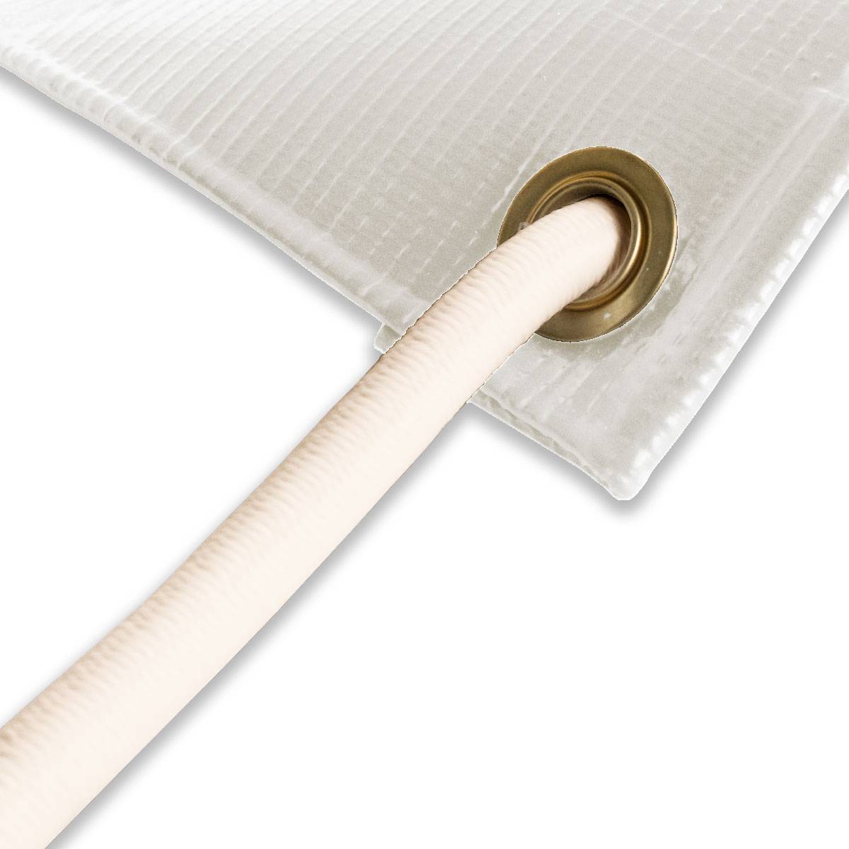 Pack Toile Pergola Blanc Crème 3x4 m Tecplast lp640pr + Sandow Ivoire 20m-4