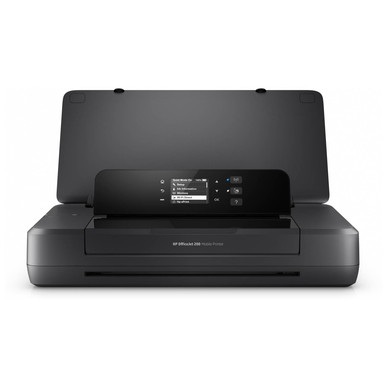 HP Officejet Imprimante portable 200, Imprimer, Impression sur façade par port USB-0