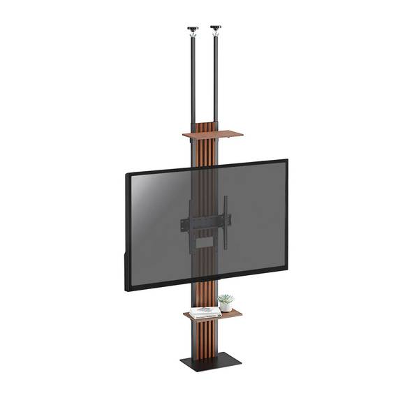 Support TV sol-plafond écran 32"-65" - Hauteur réglable 200-260cm