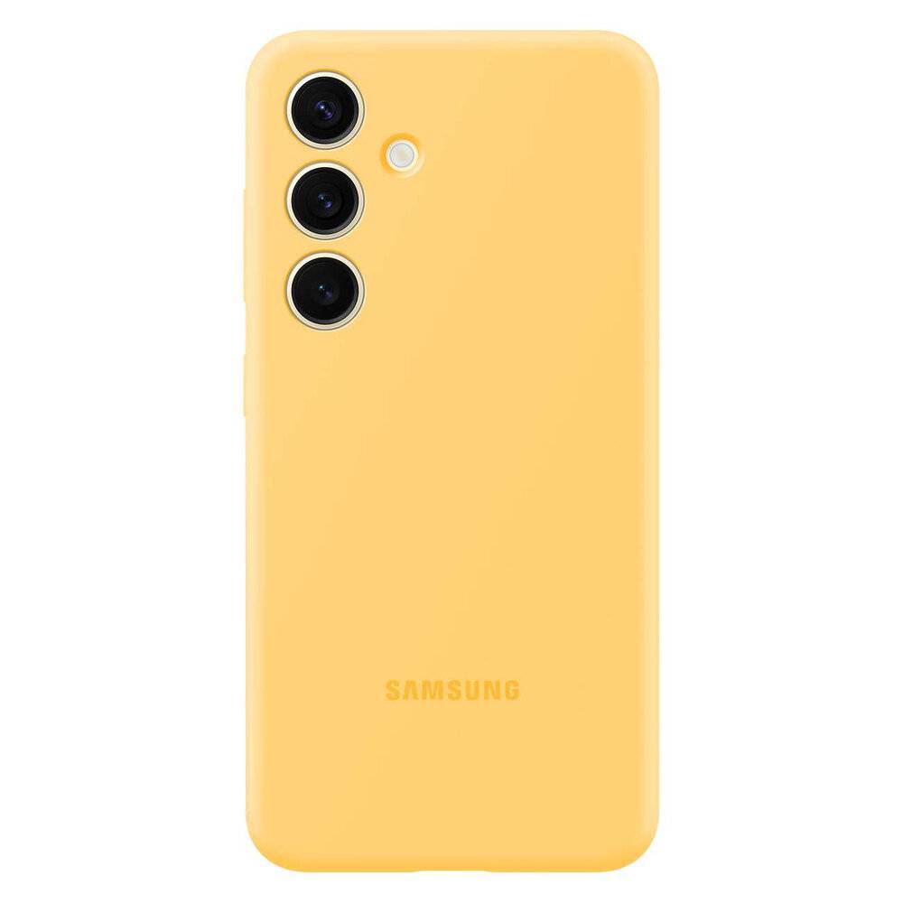 Image du prix pour Samsung Silicone Coque arrière Samsung Galaxy S24 jaune résistant aux chocs EF-PS921TYEGWW