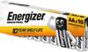 Piles alcalines Energizer, micro, AAA, LR03, 1,5 V, industrielles, blister (lot de 10)