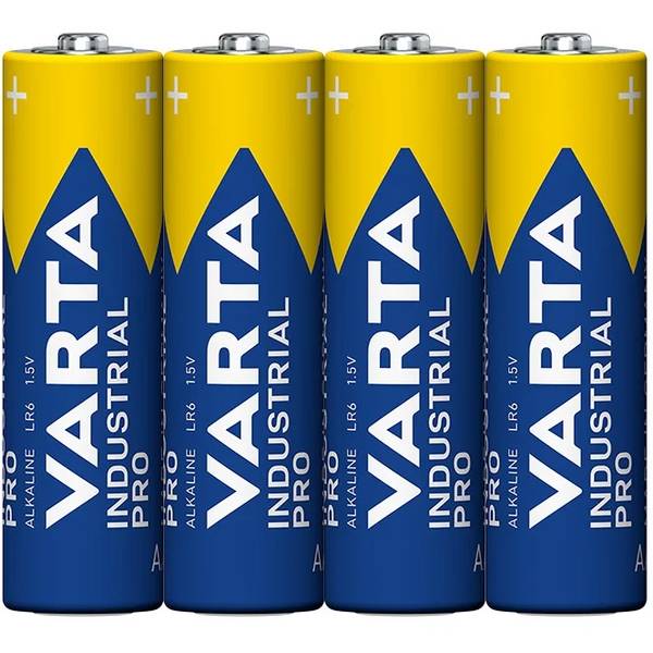 4 Piles Alcaline LR06 Industrial Pro Varta