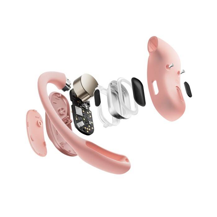 SHOKZ Casque à conduction osseuse OpenFit Air rose-2