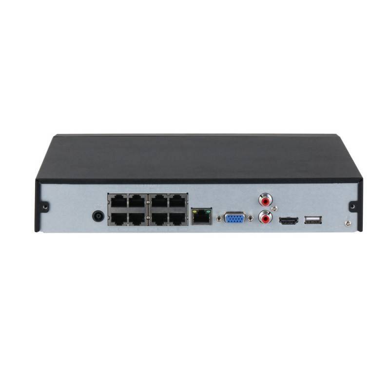 Dahua NVR4108HS-8P-4KS3 Enregistreur vidéo réseau 8CH Compact 1U 8PoE 1HDD Lite-1