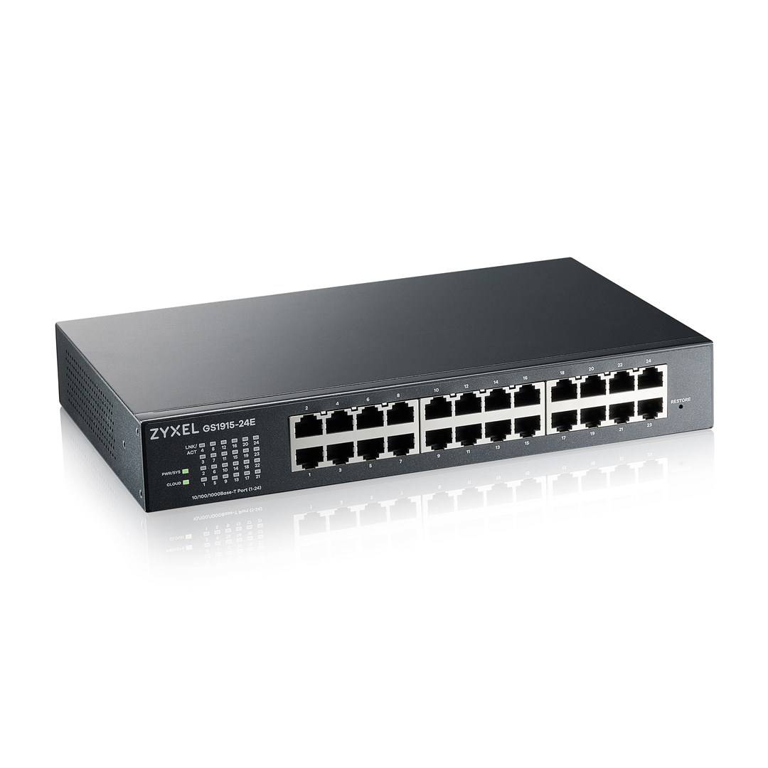 Zyxel GS1915-24E Géré L2 Gigabit Ethernet (10/100/1000) 1U Noir-0