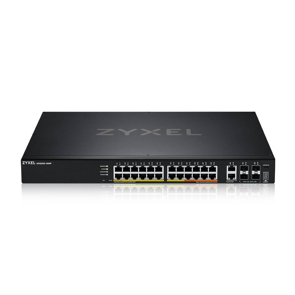Zyxel XGS2220-30HP, Géré, L3, Gigabit Ethernet (10/100/1000), Connexion Ethernet, supportant l'alimentation via ce port-5