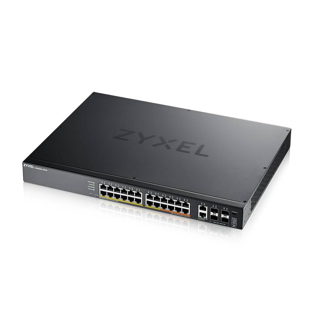 Zyxel XGS2220-30HP, Géré, L3, Gigabit Ethernet (10/100/1000), Connexion Ethernet, supportant l'alimentation via ce port-6