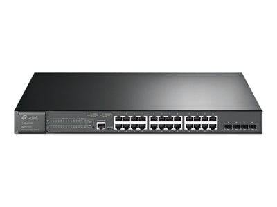 TP-Link Omada SG3428MP, Géré, L2+, Gigabit Ethernet (10/100/1000), Connexion Ethernet, supportant l'alimentation via ce-0