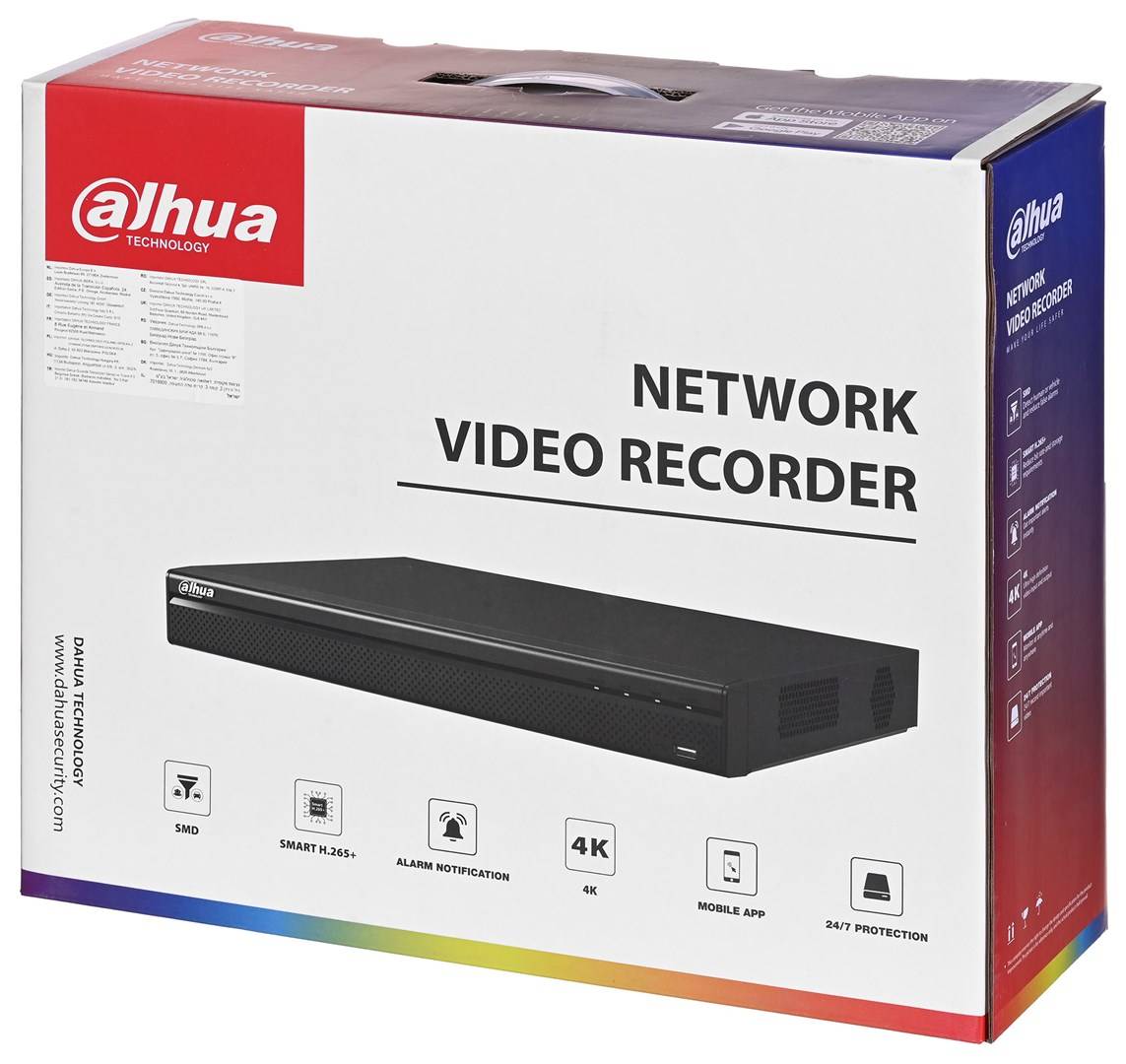 Dahua NVR4232-4KS3 Enregistreur vidéo réseau 32CH 1U 2HDDs Lite-3