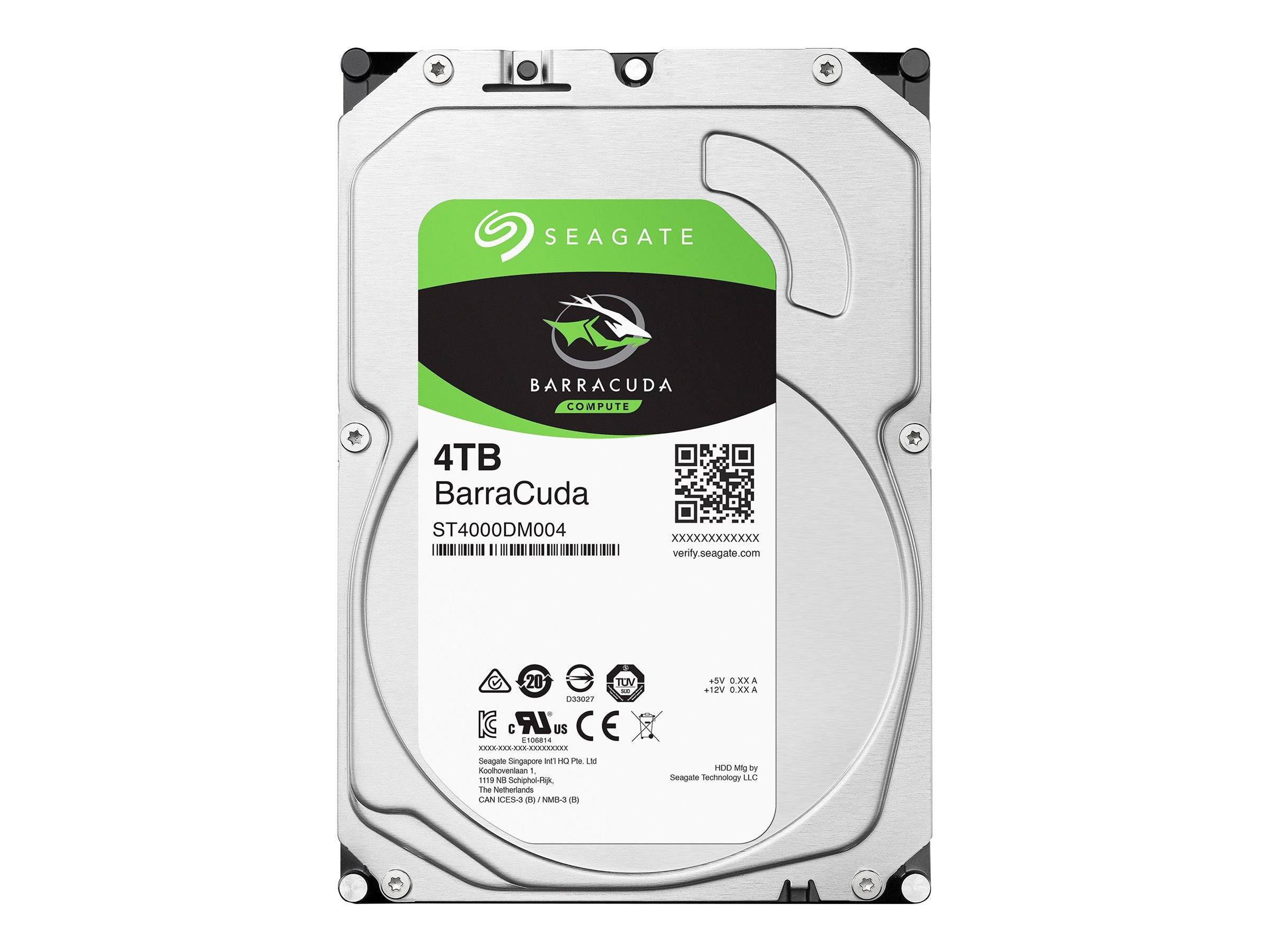 Seagate Barracuda ST4000DM004, 4 To, 5400 tr/min, 256 Mo, 3.5", Série ATA III-0