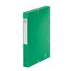 Chemise box Cartorel 24 x 32 cm dos 4 cm - verte - Lot de 10
